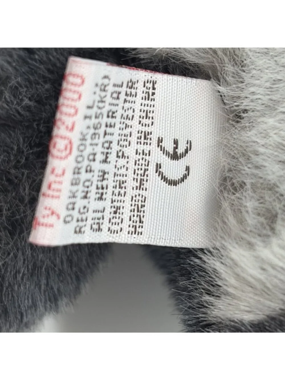 TY Max The Schnauzer Plush Dog 11” Gray White Retired 2000 w/ Original Tags